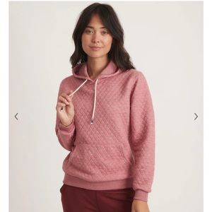 Marine Layer Corbet Hoodie in Pink Heather